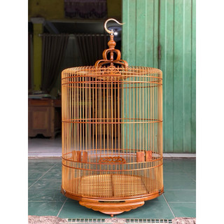 Sangkar Murai Batu Kayu Bulat Minimalis - Sangkar Burung Kokoh dan Elegan SANGKAR MURAI TEBOK CEPER NO 1 2 3 4 FULSET KANDANG BURUNG MURAI BATU MURAH 1 SET ANIS KACER