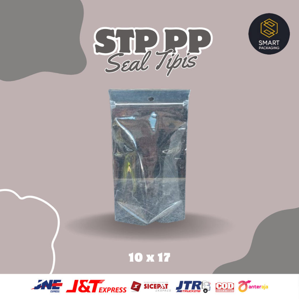 100 ชิ้น PUDOT PACKAGING / STANDING POUCH PP 10X17 ซีลบาง PACKAGING