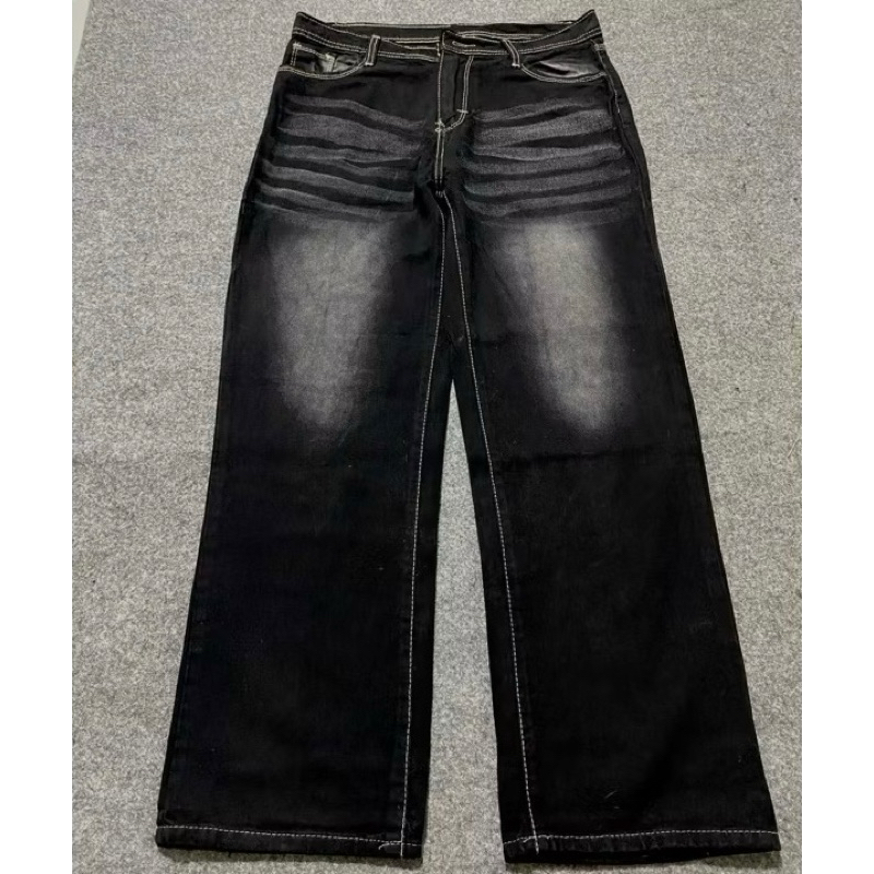 กางเกงยีนส์ Culottes สําหรับผู้ชาย Beggy Jeans Gombrang กางเกงยีนส์ Beggy สไตล์เกาหลีสําหรับผู้ชาย