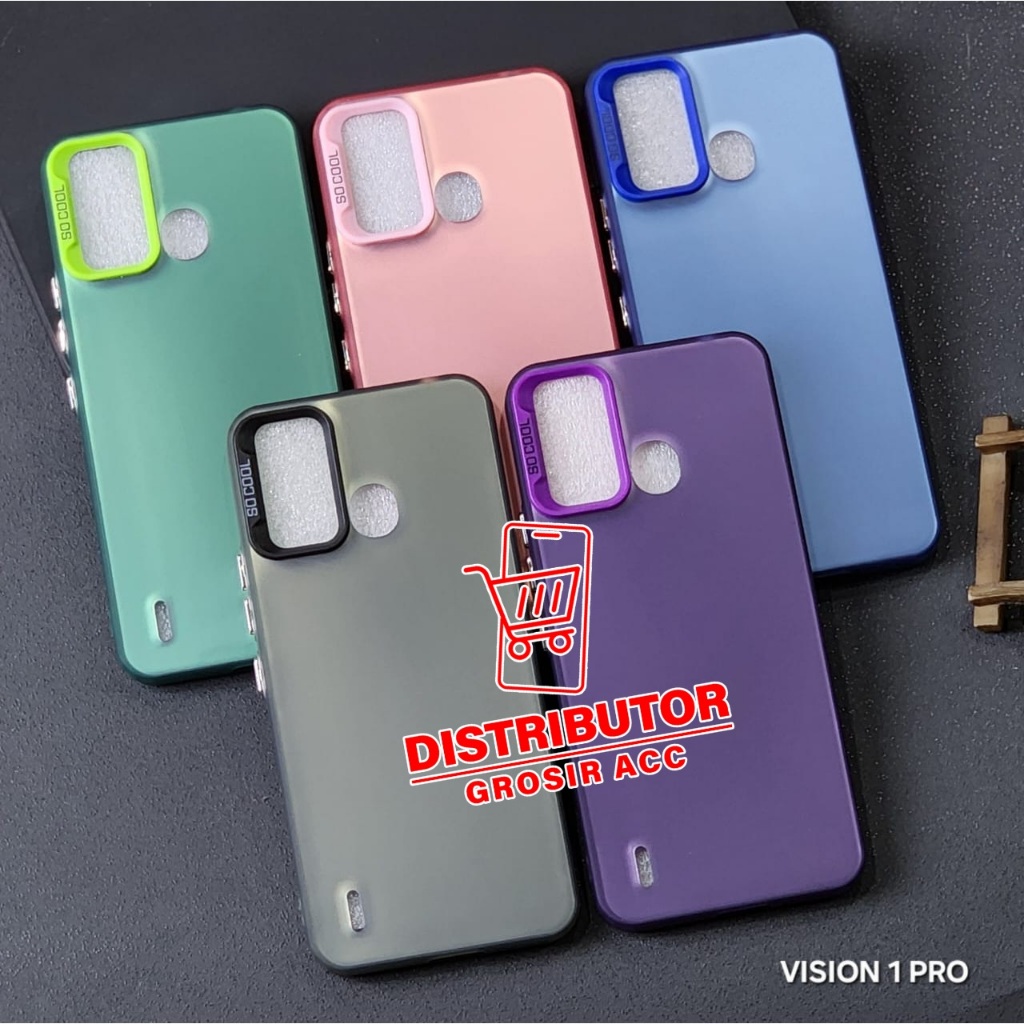 ITEL VISION 1 PRO CASE IMD HYBRID PLATE HOLOGRAM CASE SOCOOL ITEL VISION 1 PRO