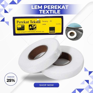 perekat tekstil lem som 1.2cm / Adhesive melt / lem textile