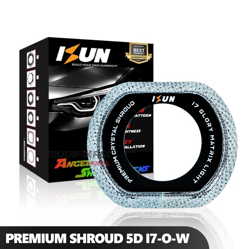 [VRM]Premium Shroud ISUN I7-OW 3 นิ้วอะคริลิคสีเดียวอะคริลิคสไตล์เวียดนาม 5D Matrix