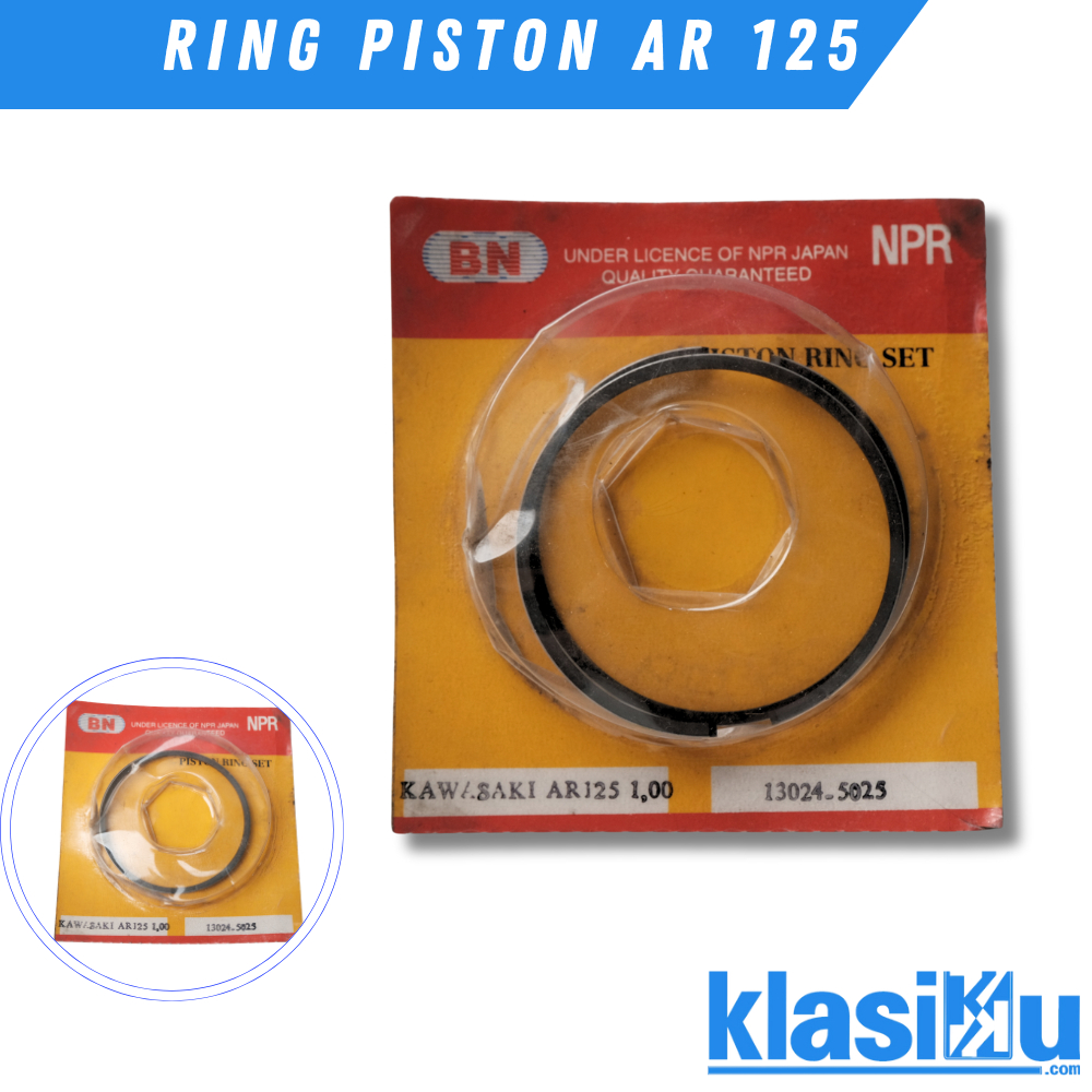 แหวนลูกสูบ Kawasaki Ar 125 AR 125 Oversize 100 Npr