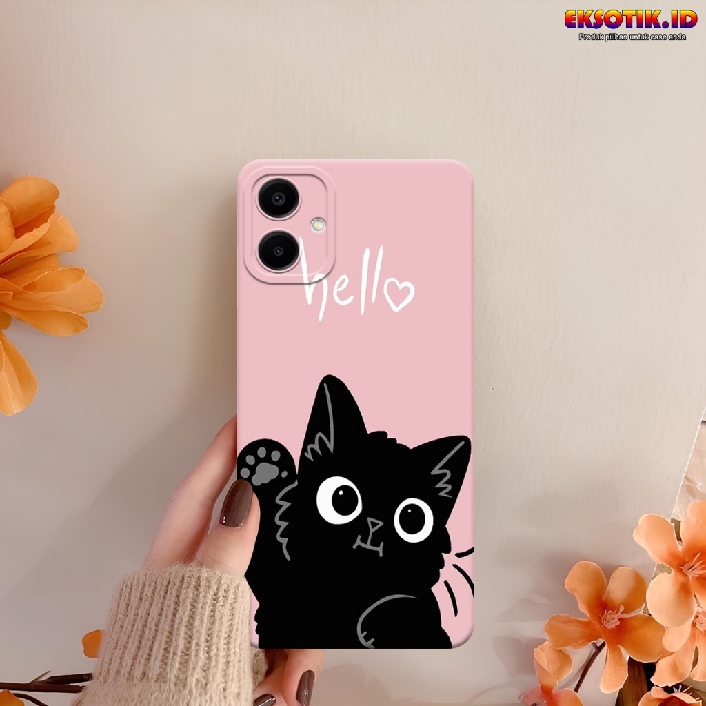 เคส Samsung A06 - เคส Samsung A06 - เคสแฟชั่น - Samsung A06 Silicone - Cool and Cute Motips - Samsun