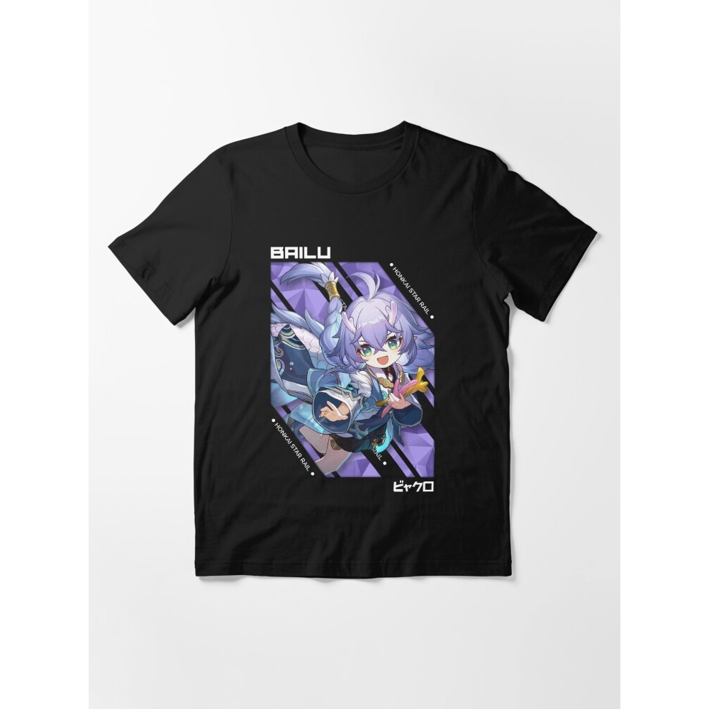 เสื้อยืดเวอร์ชั่นสีขาว Bailu Honkai Star V1