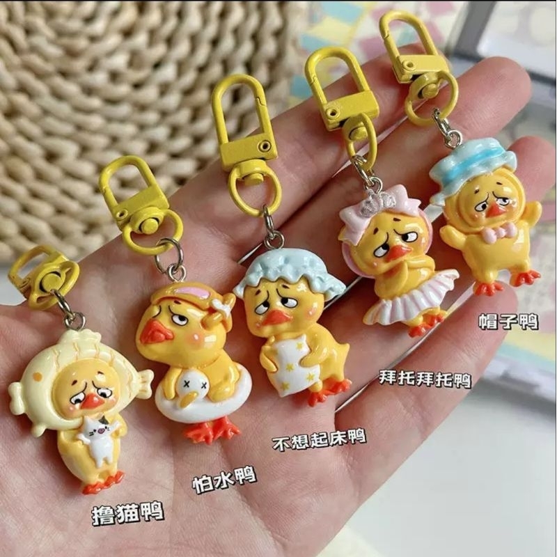 HP GANTUNGAN [ULTRATOYS] CLAY PHONE KEYCHAIN CONTAINS 6 ชิ้น UPSET DUCK CHIKAWA CONTENTTS 6