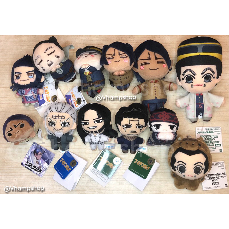 Golden Kamuy Plush Ohirueko Tomyonui Moreplush Hugchara อย่างเป็นทางการ merch พวงกุญแจตุ๊กตาอะนิเมะ