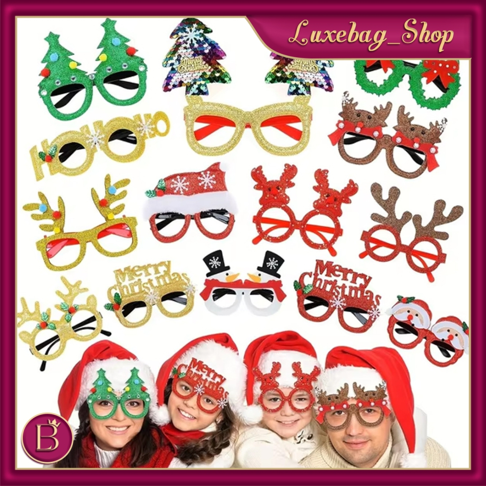 LB CHRISTMAS GLASSES / MERRY CHRISTMAS ACCESSORIES / CHRISTMAS DECORTATIONS G056