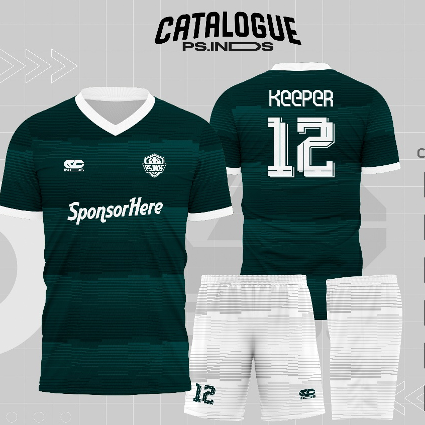 Jersey Futsal Bola Setelan Full Print Futsal Baju Olahraga Satuan Printing Dryfit – S3H1