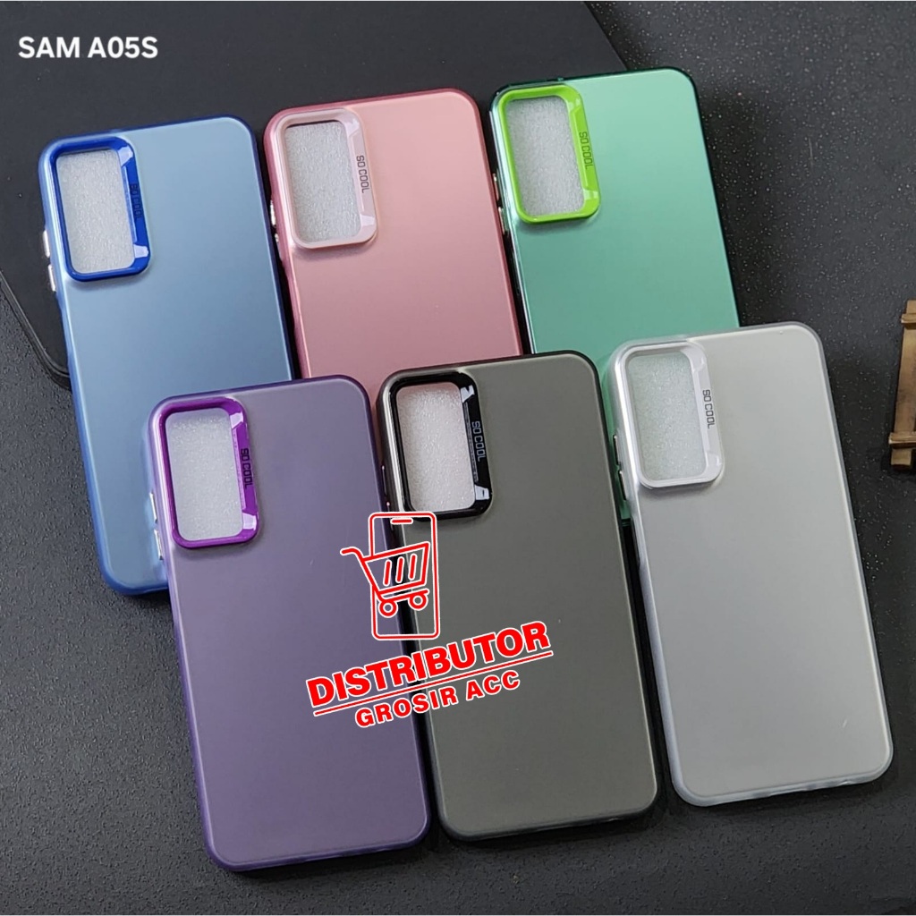 SAMSUNG A05S CASE IMD HYBRID PLATE HOLOGRAM CASE SOCOOL SAMSUNG A05S SC-1
