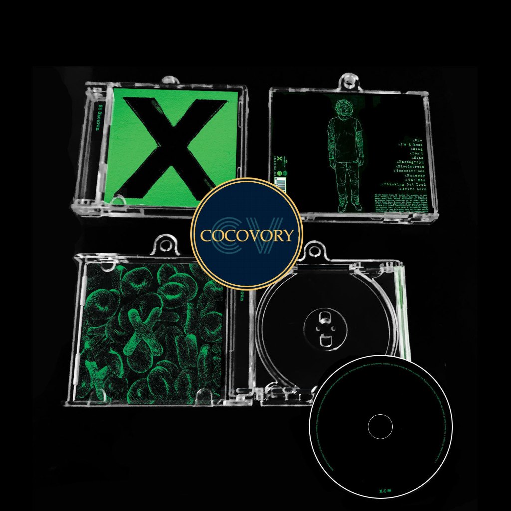 GANTUNGAN Ed Sheeran Mini CD Album พวงกุญแจ NFC พวงกุญแจ