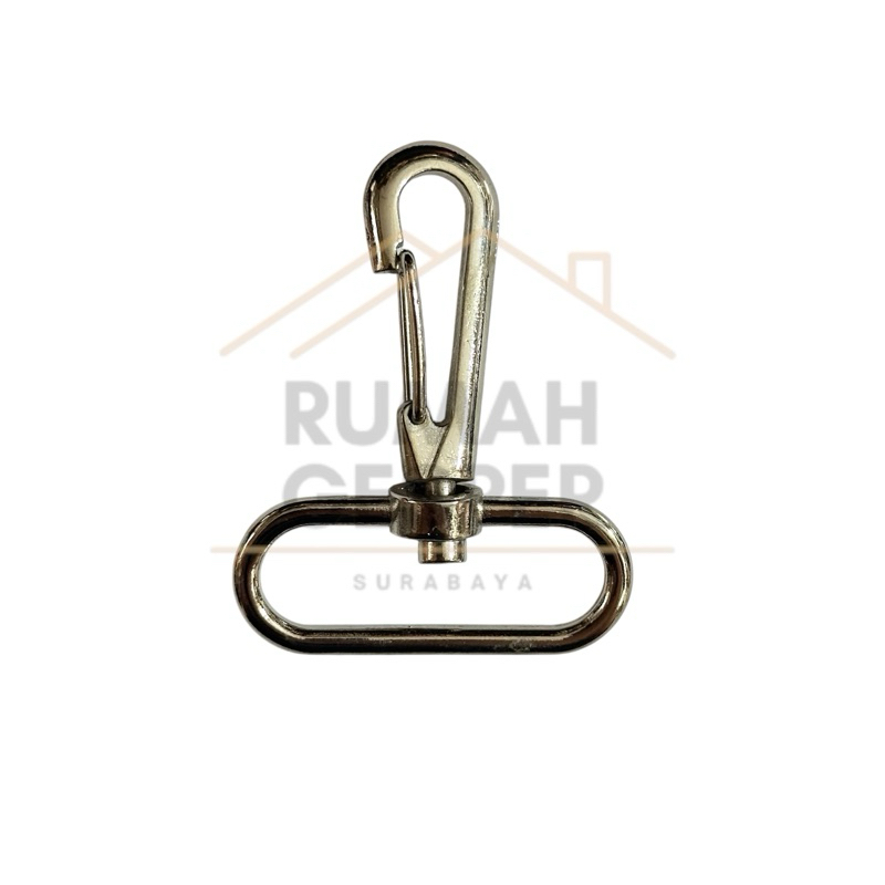 (12 ชิ้น) KEW-KEW BAG HOOK GKET38NK 38 มม. 3.8 ซม. NICKEL SILVER