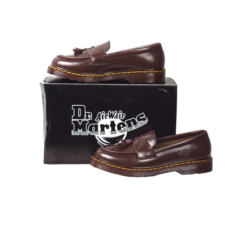 รองเท้า Lofer DOKMART DR.MARTENS PANNY LOAFERS COFFEE COLOR TAN MEN HADE UK 38-45