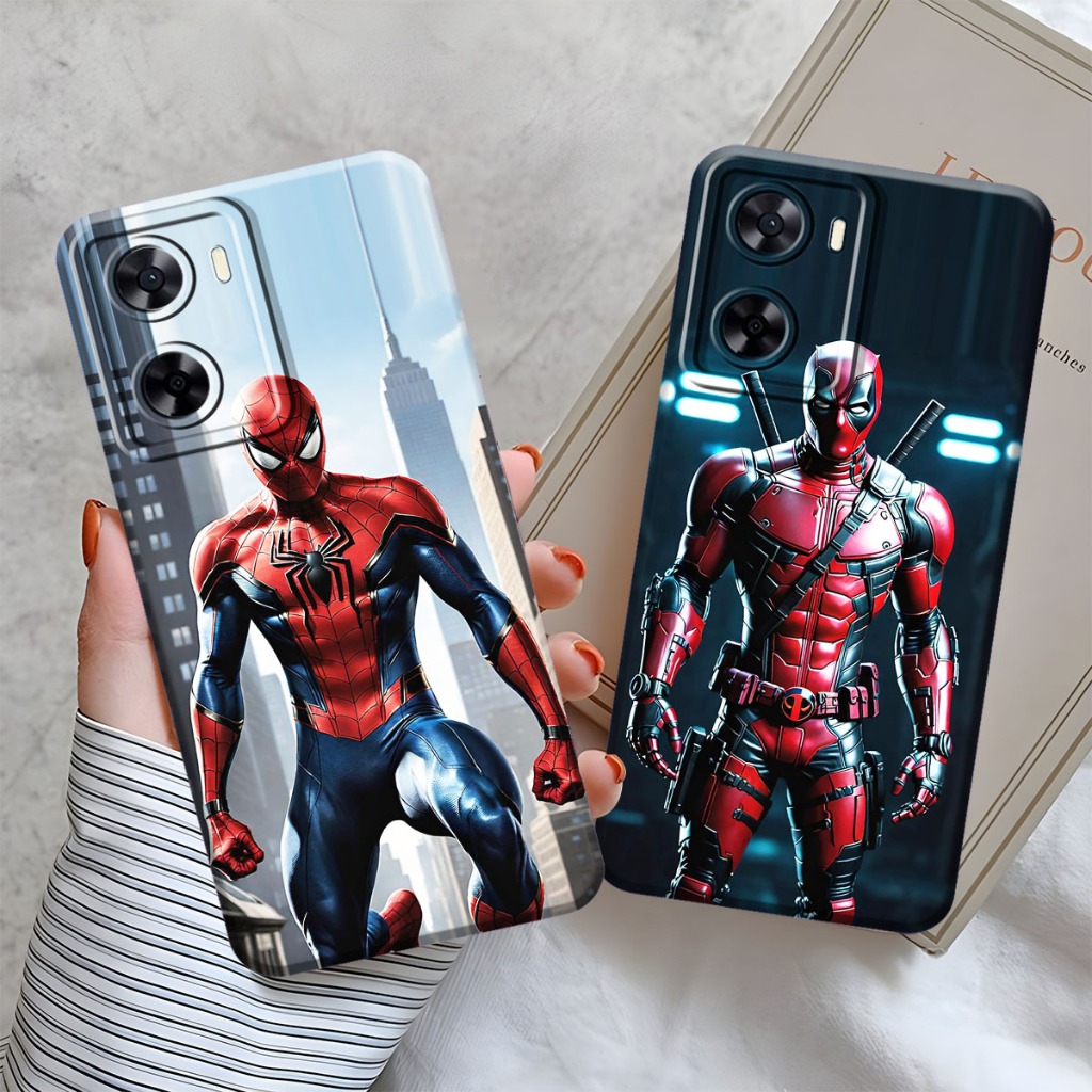 SOFTCASE OPPO A57 4G 2022 / OPPO A77S / OPPO A52 / OPPO A72 / OPPO A92 / OPPO A16E / OPPO A16K Spide