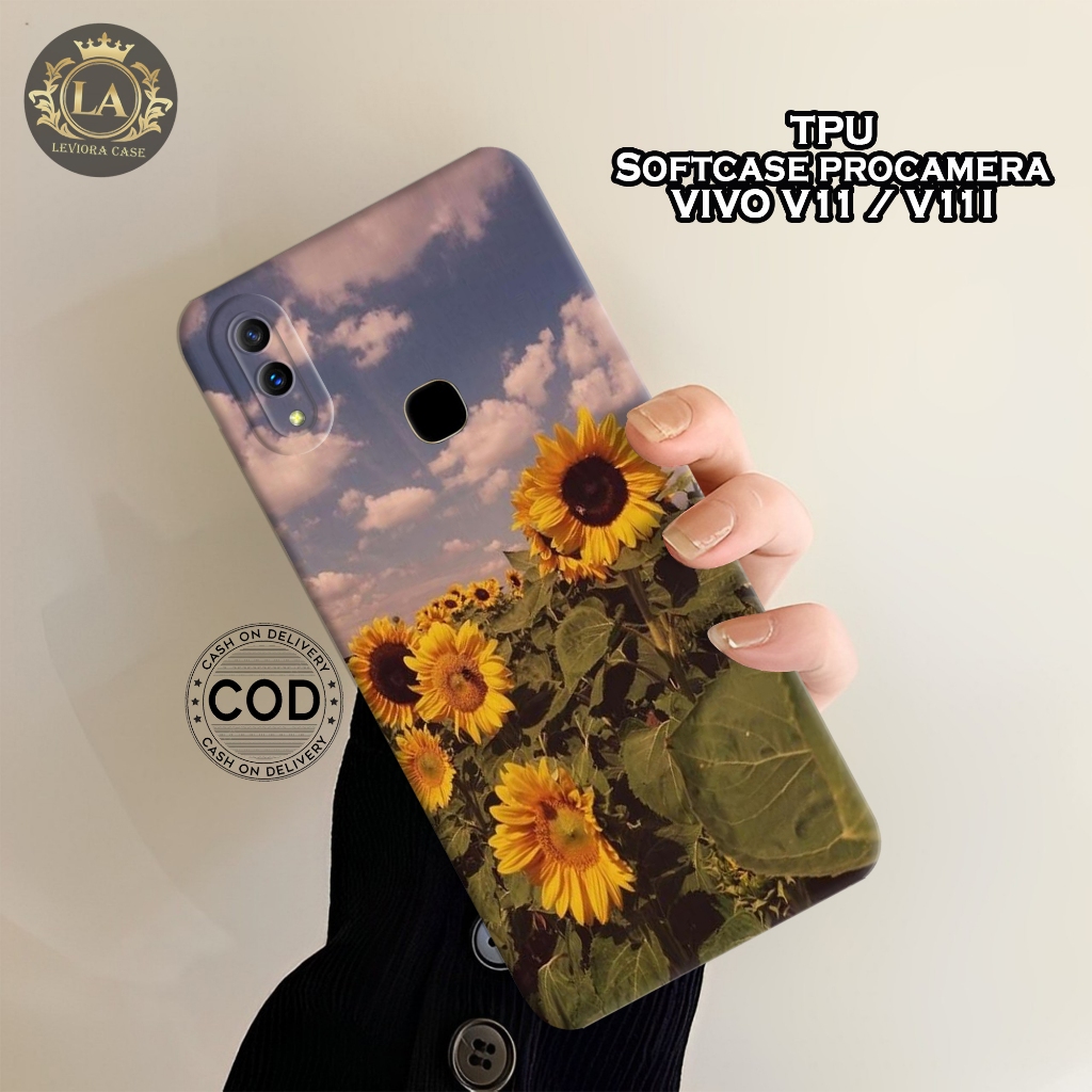 เคส VIVO V11 / V11i ใหม่ล่าสุด - เคส Leviora - เคสดอกไม้แฟชั่น - เคส VIVO V11 / V11i Softcase - เคสก