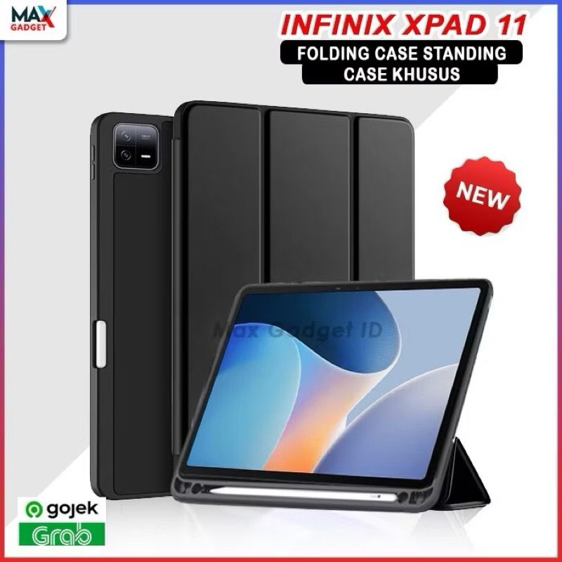 SMART CASE CASING COVER STANDING INFINIX XPAD 11 XPAD 20 11 CASE COVER เปิดปิด