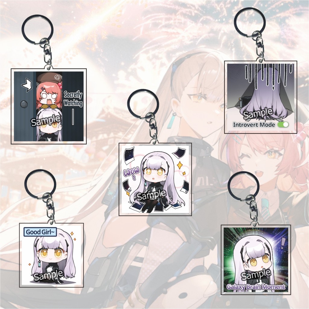 GANTUNGAN Tololo Exilium Girls Frontline 2 พวงกุญแจ - พวงกุญแจอะนิเมะเกม - ของที่ระลึก