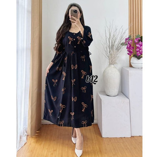 Dress CIBI JUMBO Kancing Depan LD 120 BISA UNTUK BUMIL DAN BUSUI