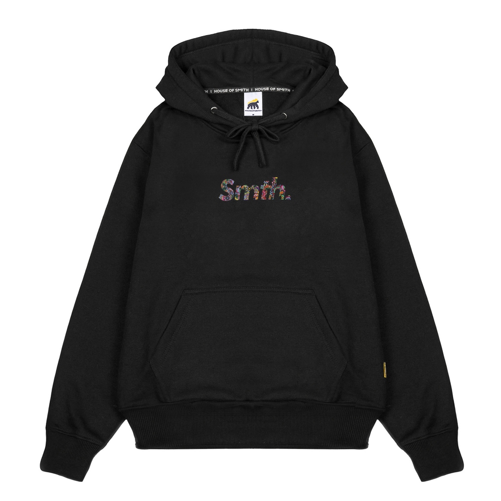 เสื้อสเวตเตอร์มีฮู้ดผู้ชาย House of Smith - Hosum Black 9