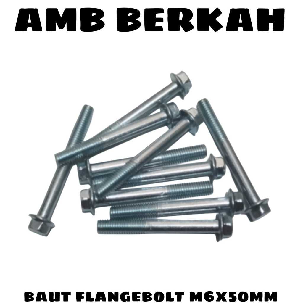 MESIN ENGINE BLOCK BOLT / CVT BLOCK BOLT M6X50 ( CVT BLOCK BOLT KEY 8 5CM LENGTH)