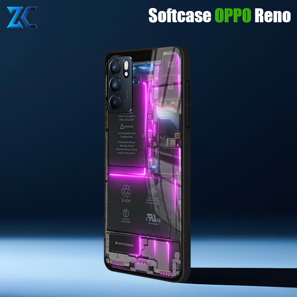 OPPO Reno 4 4F 4 PRO Glitter Softcase | รีโน 5F | Reno 6 สัญญาณ 4G 5G | Reno 7 Signal 5G [TB21] Soft