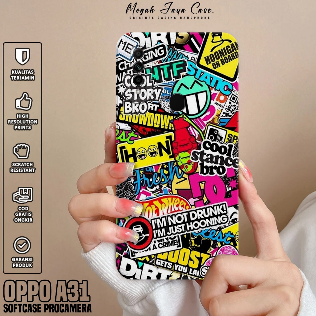 Softcase Hp Oppo A31 - Case Oppo A31 Motif GRAFF - Casing Oppo A31 - Silicone Hp Oppo A31 - Protecto