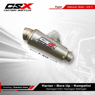 Silincer only slincer racing slenser original by Csx Factory Muffler P18