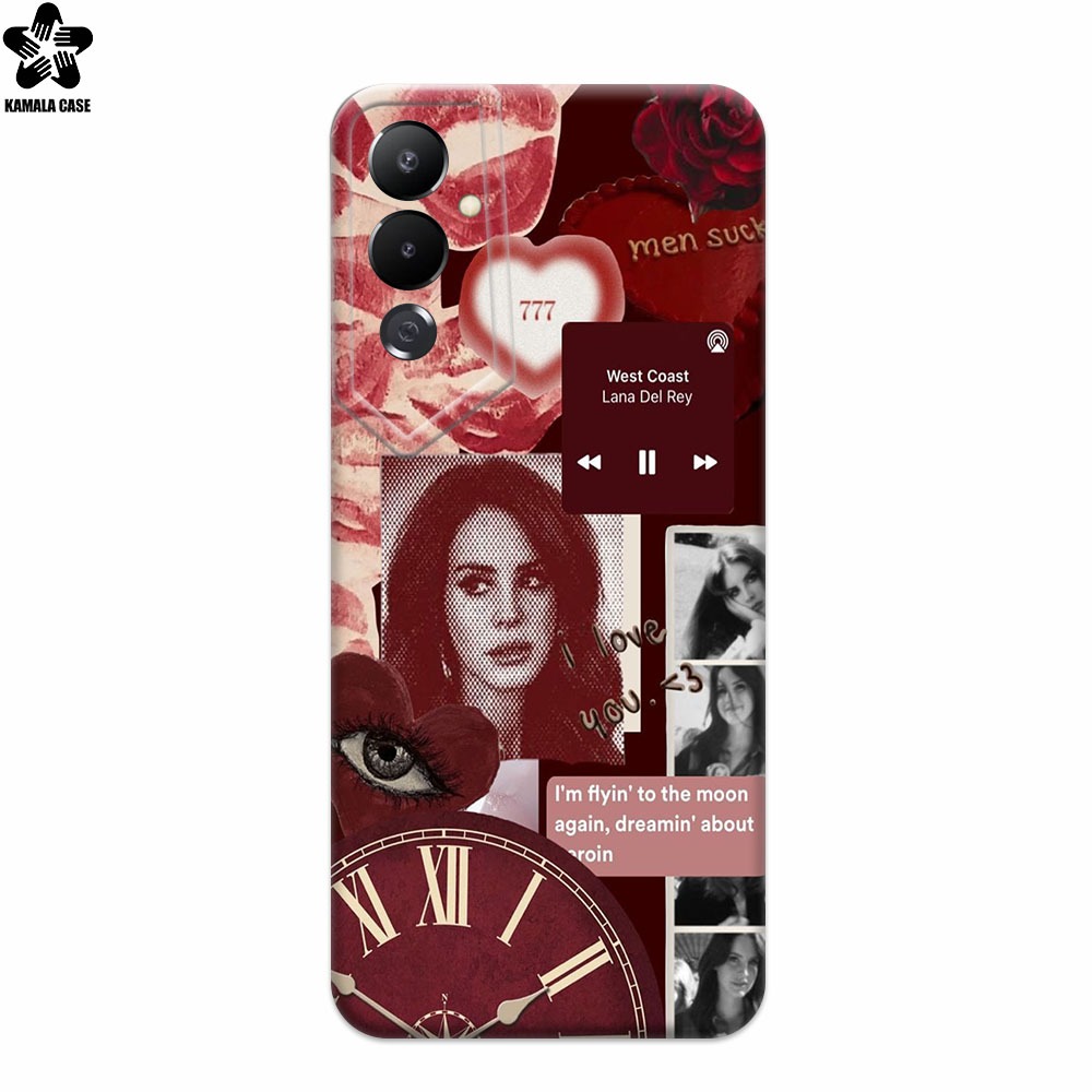 SOFTCASE PREMIUM MOTIF LANA DEL REY สําหรับ TECNO POVA 4 & ALL TYPE TECNO - CASE PRO CAMERA - เคสใหม