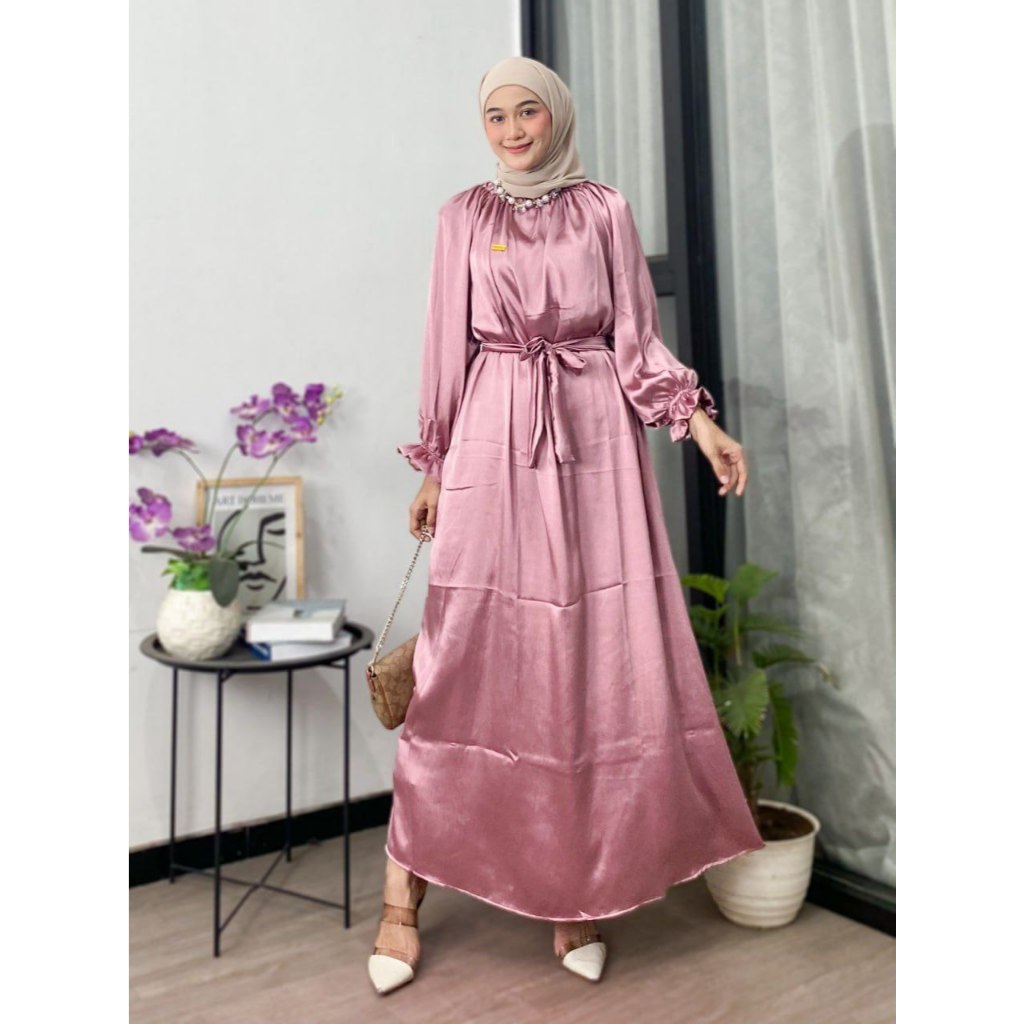 SHIMMER SILK PREMIUM DRESS ชุดสตรี GAMIS