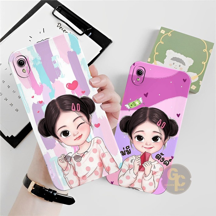 ซิลิโคน VIVO Y91C Y1S Y19 Y71 Y71i Y81 Y83 Y53 Old Cute Cartoon Motif - เคสเด็กผู้หญิง-เคสอินเทรนด์-