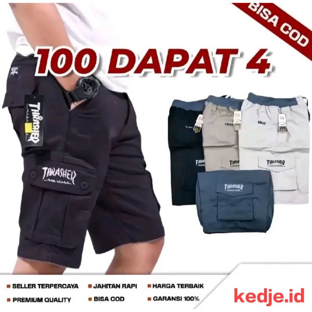 ADULT MENS CARGO SHORTS PACKAGE 100 THOUSAND GET 4 PCS - CARGO SHORTS 2025
