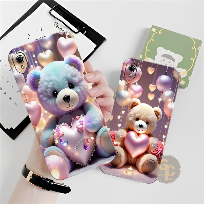ซิลิโคน VIVO Y91C Y1S Y91 Y71 Y71i Y81 Y83 Y53 Old Cool Be4r Motif - เคสน่ารัก - เคส viral - กันชน T