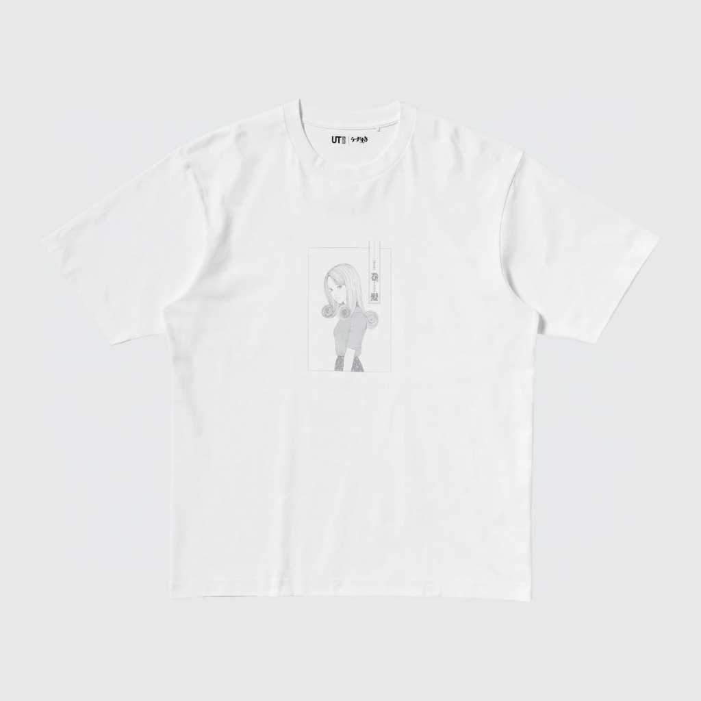 เสื้อยืด UNIQLO x มังงะ Uzumaki N.2 | เสื้อยืดแขนสั้น MANGA Curation UT - สีขาว
