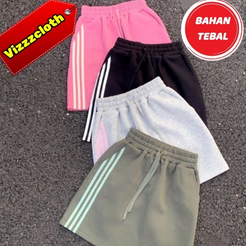 ผู้หญิง MINI SKIRT รุ่น 3 STRIP JUMBO BIGSIZE CASUAL SHORT SKIRT