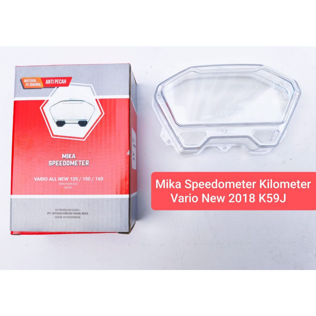 Speedometer Glass Mica VARIO ANTI-BREAK Speedometer Mica Kilometer Vario 150 LED ใหม่ 2018 Vario K59