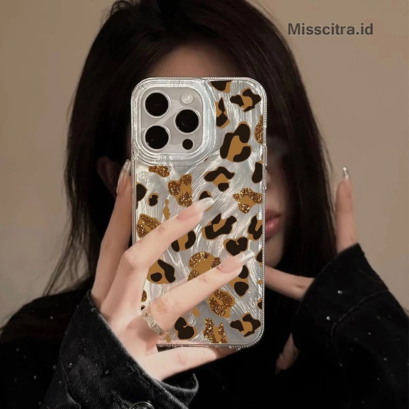YX193 SOFTCASE CASING GLAMOUR LEOPARD COMPATIBLE สําหรับ REDMI A1 A2 A3 5A 6A 8 8A PRO 9A 9C 9T 10 1