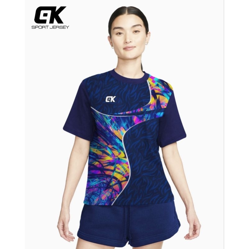 ผู้หญิง VOLLEYBALL JERSEY SET PREMIUM TRAINING JERSEY SET BADMINTON CLOTHES PRINTING GYMNASTICS CLOT