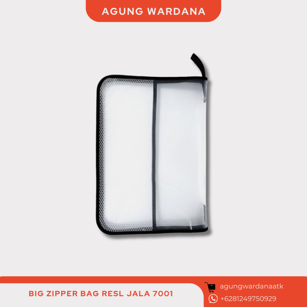 BIG ZIPPER BAG 7001*