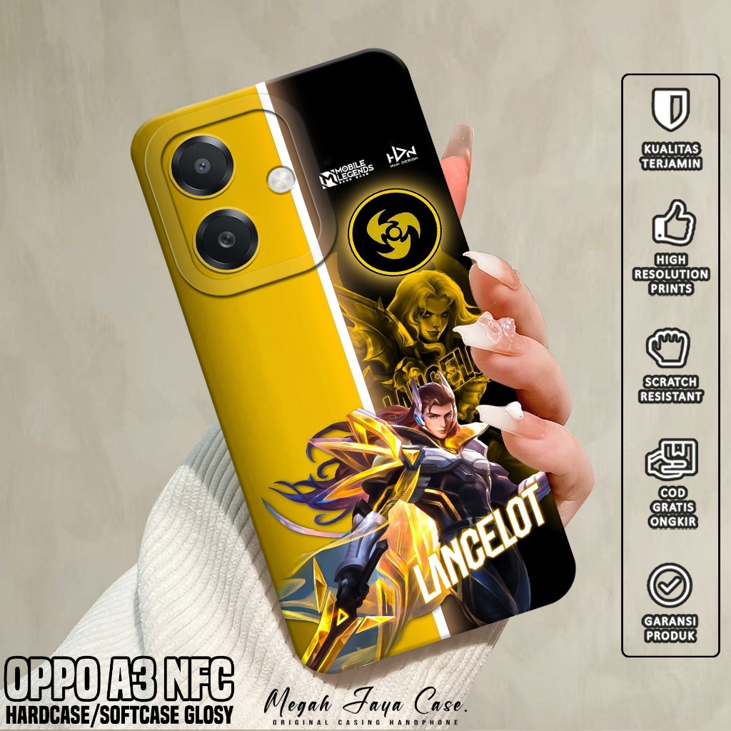 เคสโทรศัพท์ HP OPPO A3 NFC - OPPO A3 NFC Case Hero MobilLegend Motif - OPPO A3 NFC Silicone - OPPO A