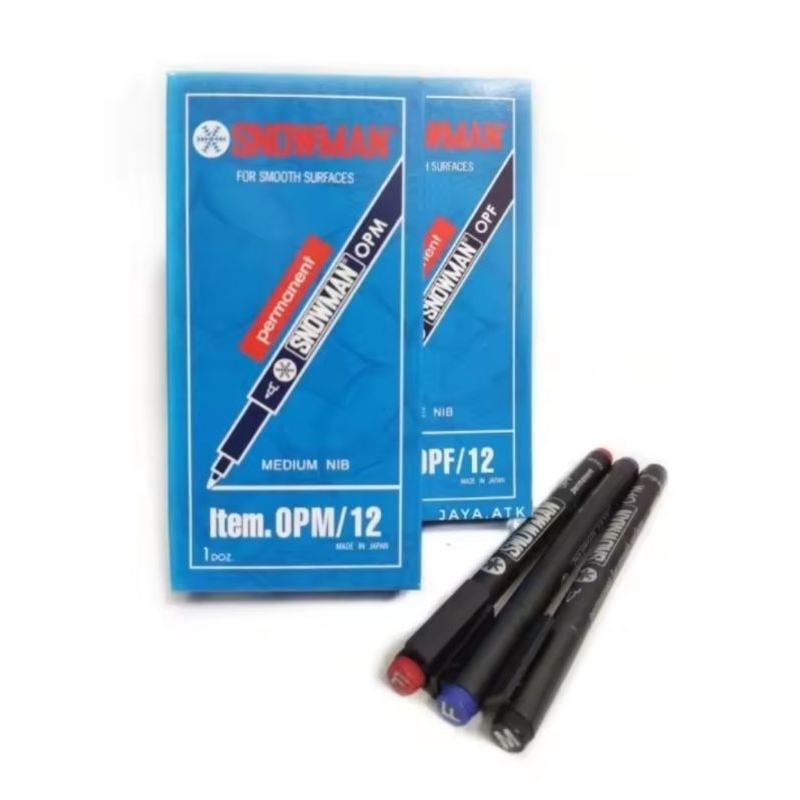 SNOWMAN PERMANENT MARKER PEN OPM / OPF