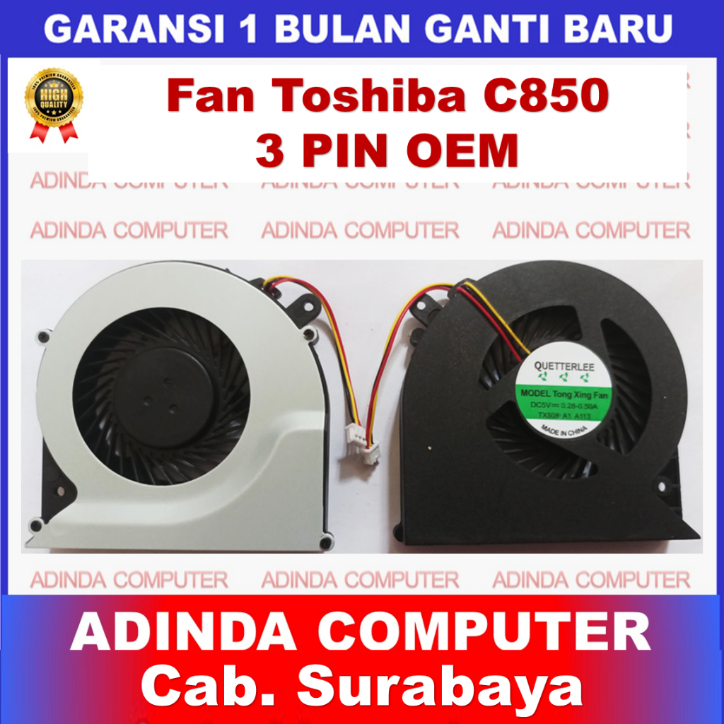 Toshiba C850 C850D C855 C855D C870 C870D C875 C875 C875D พัดลมระบายความร้อน