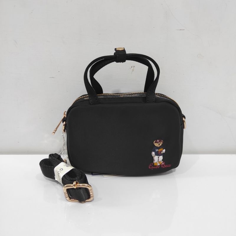 GUOO BEAR ORIGINAL - GU1118 - TTWN BEAR SLING BAG - SLING BAG - BEAR SLING BAG