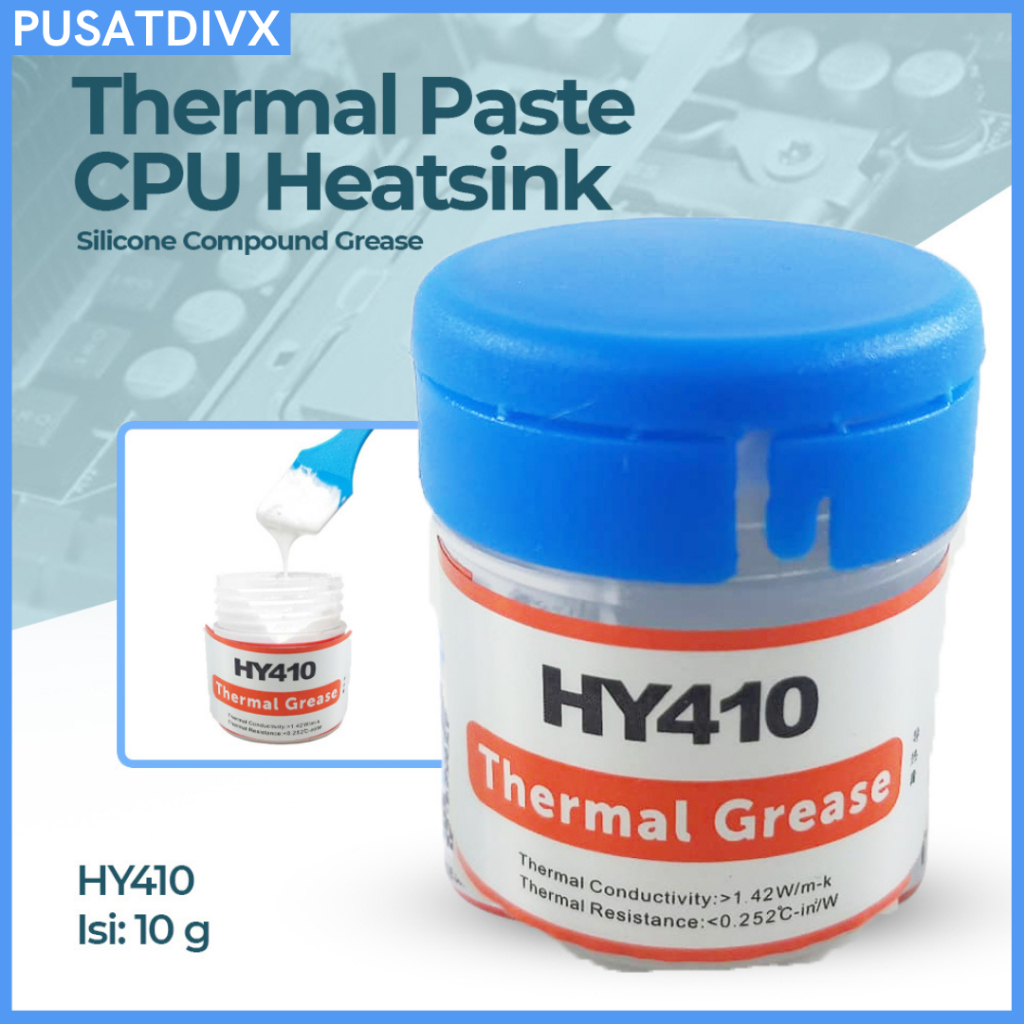 SANJI HALNZIUE THERMAL PASTE HY410 GREASE 10 GR CPU GPU VGA แล็ปท็อป HEATSINK SILICONE COMPOUND GREA