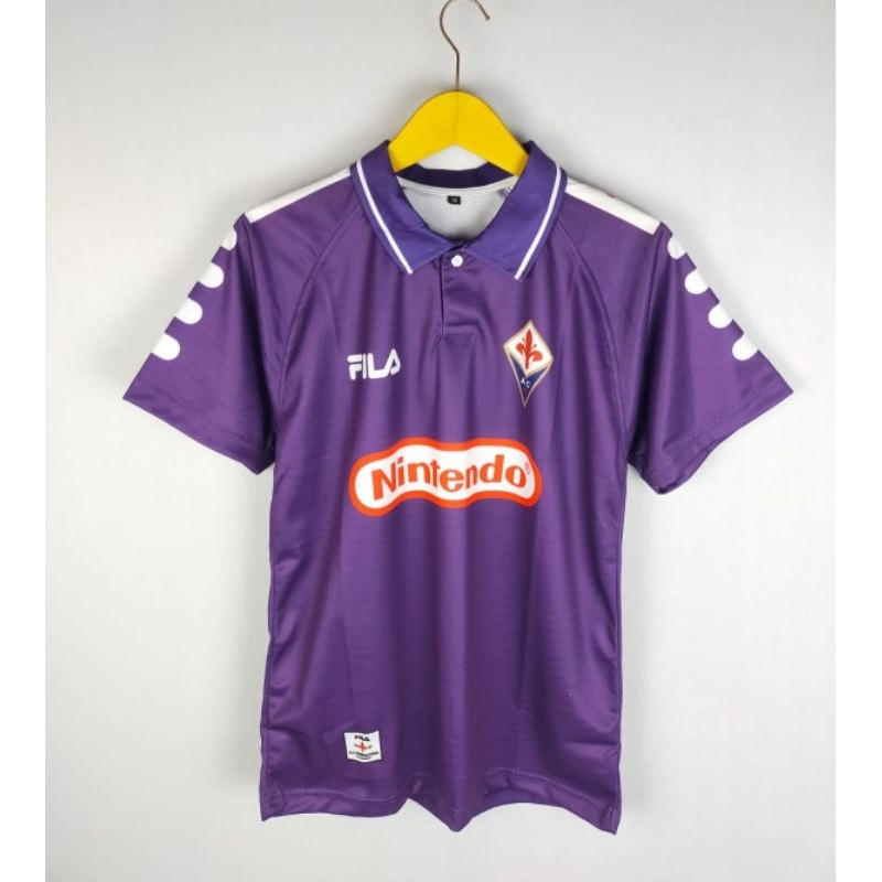 เสื้อฟุตบอลสโมสรคลาสสิก Fiorentina Retro Vintage 1998/1999