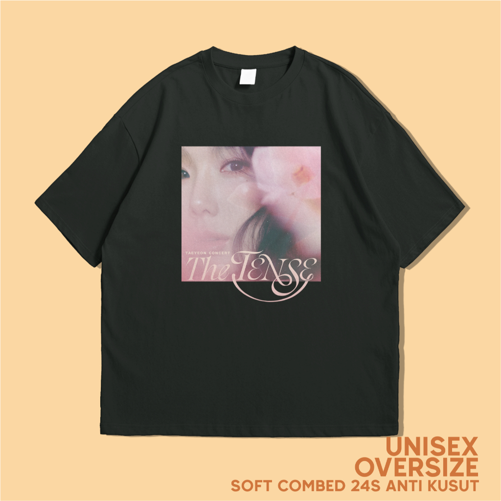 TAEYEON THE TENSE COMBED 24s เสื้อยืด OVERSIZE พรีเมี่ยม UNISEX