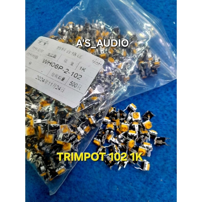 TRIMPOT 1K 102 VR 102 1K YELLOW.1 ชิ้น