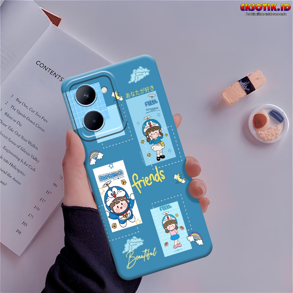 เคสRealme C33 - เคสRealme C33 - เคสแฟชั่น - Realme C33 Silicone - Cool and Cute Motips - Realme C33 