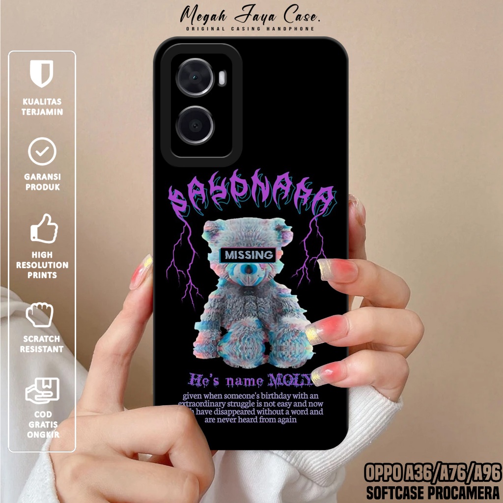 เคสโทรศัพท์ OPPO A36 / A76 / A96 - OPPO A76 / A96 / A36 Softcase BNKA Motif - เคสโทรศัพท์ OPPO A76 -