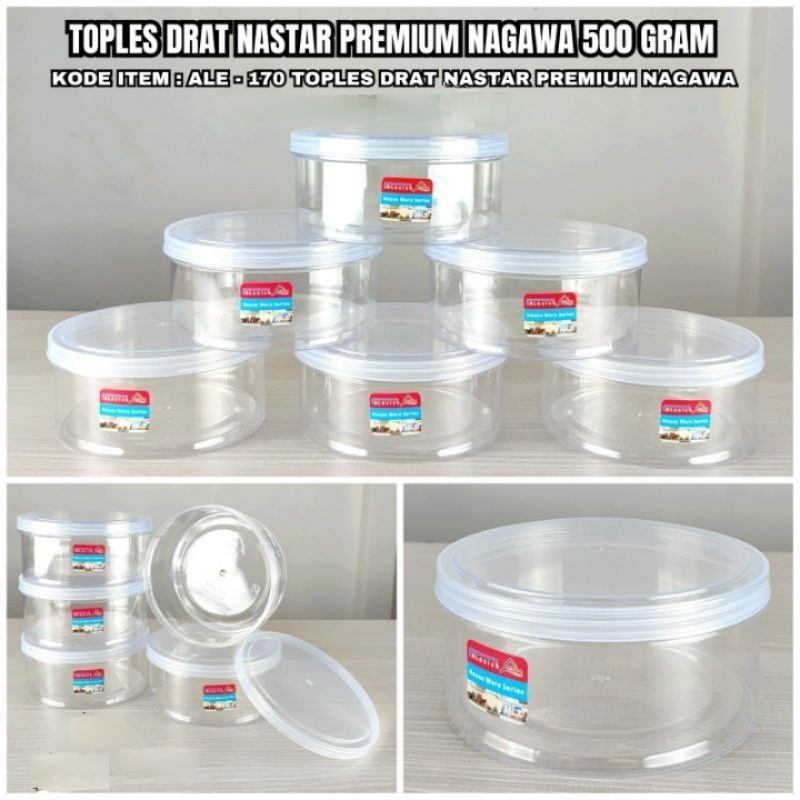 (12 ชิ้น) Nagawa Premium Nastar Dart ALEXISH Jar 500 กรัม - กระปุกเค้กแห้ง Nastar พลาสติกหนา