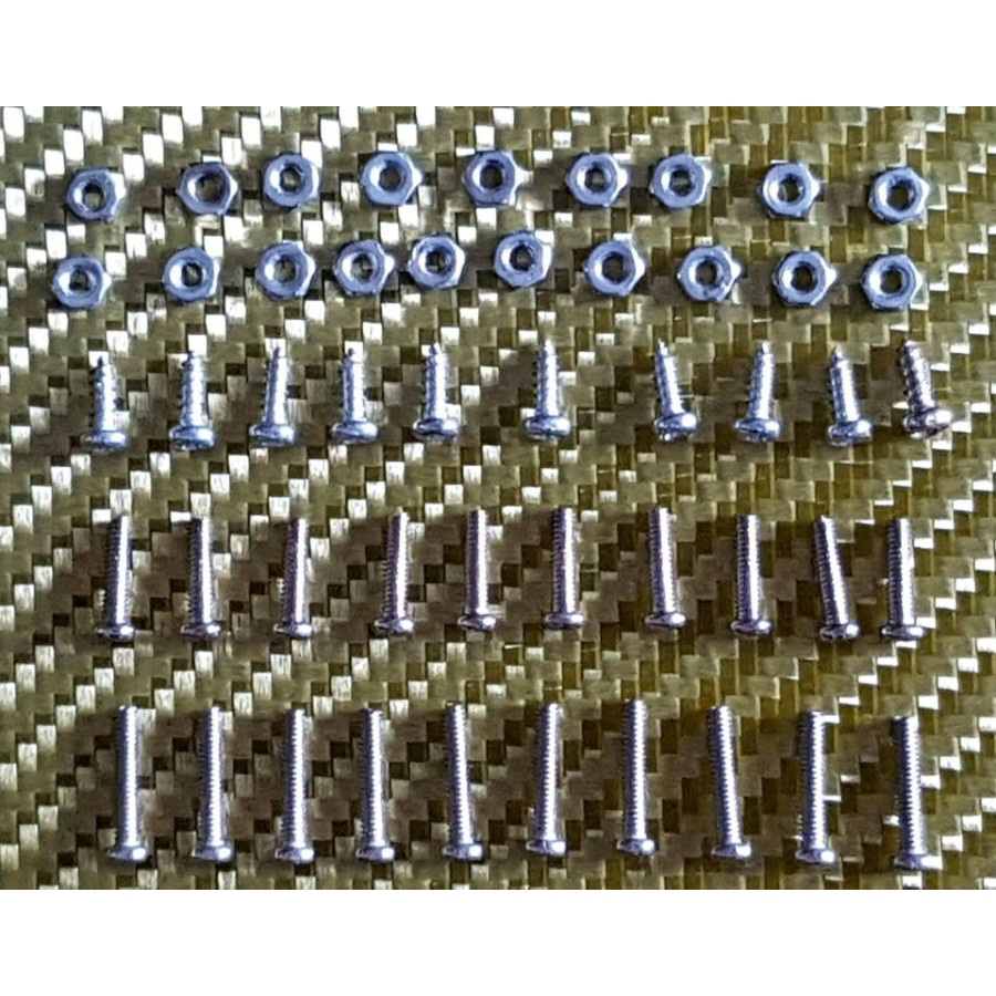 REP TAMIYA 15508 STAINLESS STEEL SCREW SET (SHORT BOLT และ SCREW)